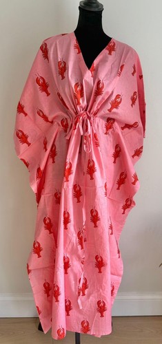 Robe maxi kaftan coton - robe,