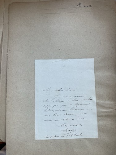 Lettre henry bauër - lettre, fils
