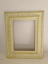 Grand cadre ancien en bois 8P