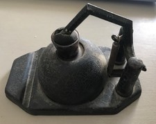 Ancien Encrier En Métal A