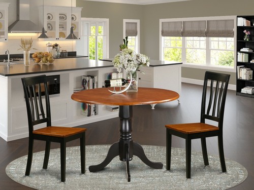 3pc dinette set round - , pedestal