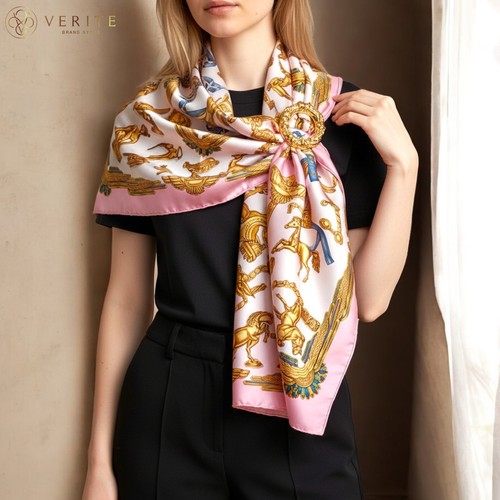 Rare vintage foulard soie - foulard, en