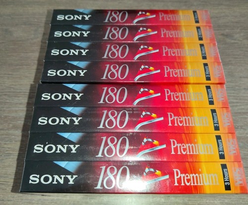 Lot cassette sony vhs - de, 8