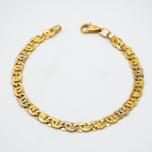 Bracelet homme jaune - or, 18