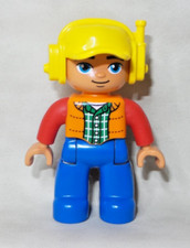 LEGO DUPLO - PILOTE  - HOMME FIGURINE PILOTE HELICOPTERE - 10813 - 2016