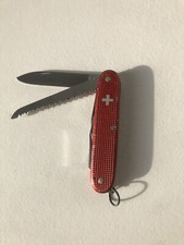Rare  Victorinox Farmer 93mm Red Alox Old Cross Swiss Army Knife