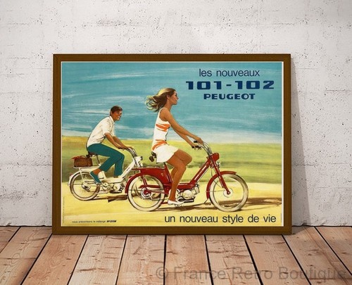 Poster affiche peugeot 101 - poster-affiche, 101-102