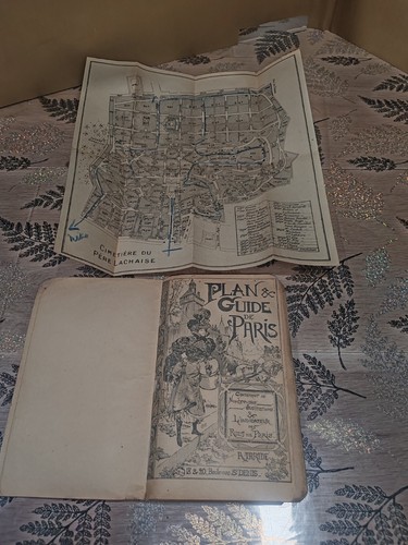 Ancien plan guide paris - ancien, et