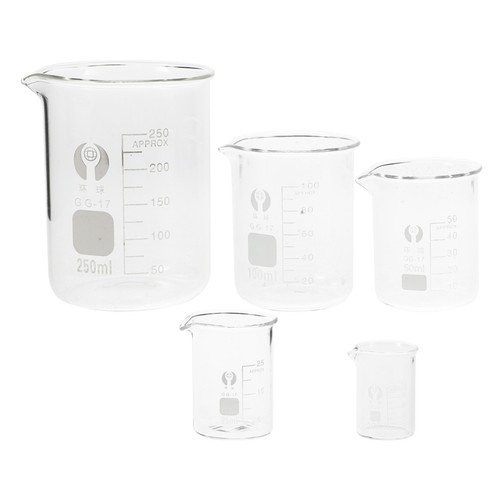Pcs bécher verre de - 5,