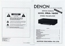 Manuel De Service Pour Denon