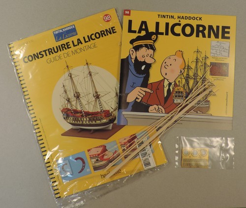 Tintin construire licorne - la,
