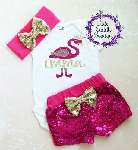 Personalized flamingo shorts - flamingo,