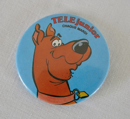 Scooby doo badge ancien - badge,