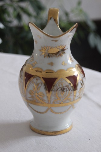 Pot lait porcelaine - pot, dure