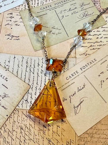 Collier pendentif cristal - , de
