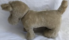 PELUCHE ANCIENNE MOHAIR FOX TERRIER STEIFF FADAP PINTEL  1950