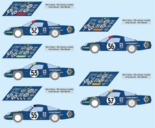 Décal Alpine A210 Le Mans