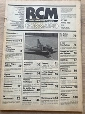 RCM Magazine n°60 du 4/1986; Super tigre 2000/25/Leader P7/ Dardo/ F4 Phantom