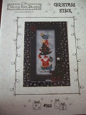 grille point de croix Waxing Moon Designs "christmas stack" noël