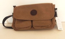 Joli SAC / BESACE A BANDOULIERE  en toile  Unisexe  Style vintage  Etat neuf