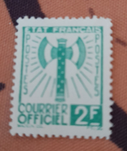 Timbre service yvert - yvert, n°
