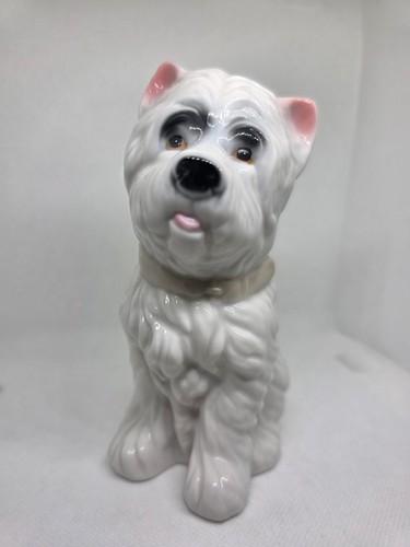 Vintage ceramic westie - ceramic,