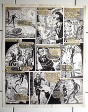 JANUS STARK PLANCHE ORIGINALE VALIANT 1973 FRANCISCO SOLANO LOPEZ Mon journal