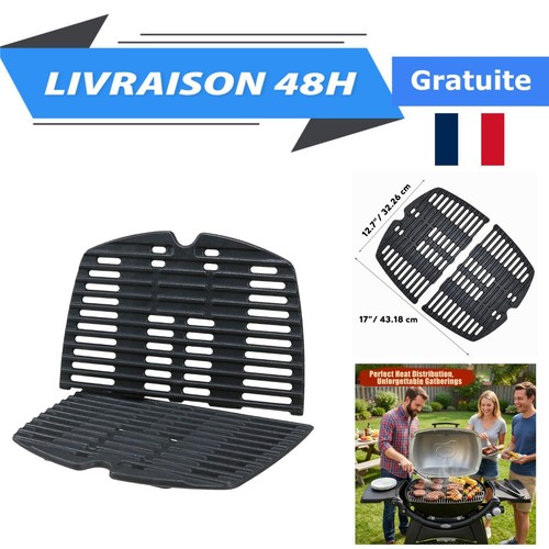 Grille cuisson fonte - grille, de