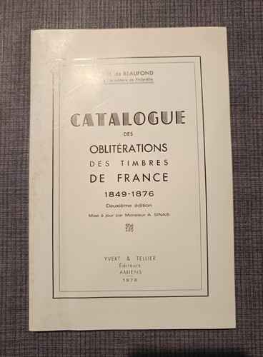 Catalogue des oblitérations