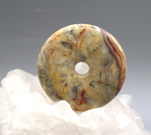 Pendentif donut agate crazy - en,