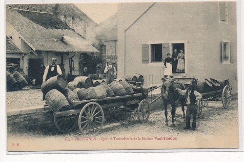 Fretigny quai et - :, tonnellerie