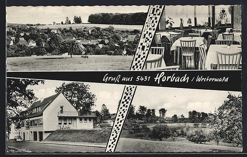 Carte postale horbach - postale, /
