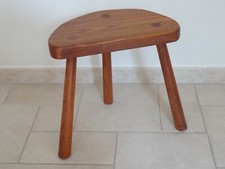 ancien tabouret en bois wooden stool CHARLOTTE PERRIAND PIERRE CHAPO DESIGN
