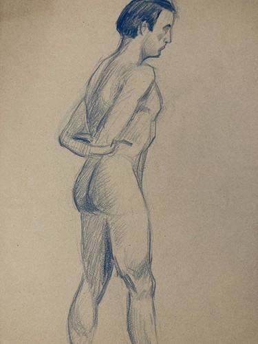 Beau dessin académique - dessin, crayon