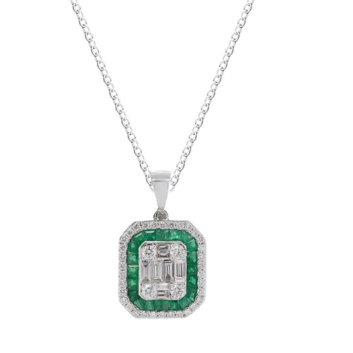 Collier pendentif art déco