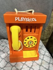Vintage Orange Playskool Pay