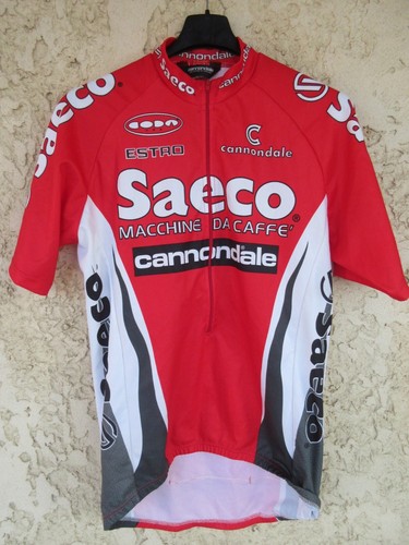 Maillot cycliste saeco - maillot,