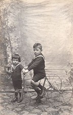 BL012 Carte Photo vintage card