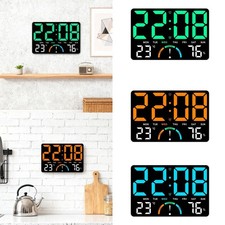 Horloge murale LED avec