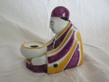 LAMPE VEILLEUSE ART DECO LIMOGES CHINOIS ALADIN ASSIS POLYCHROME ART DECO TB
