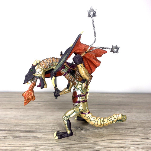 Figurine dragon combattant - figurine,