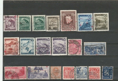 Lot mixte timbres anciens - , 20