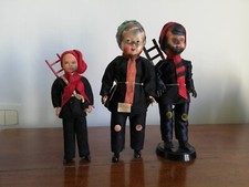 Poupée folklorique régionale ramoneurs lot doll vintage