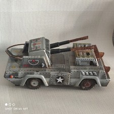 Jouet En Tôle Ancien Char Véhicule De Combat Tin Toy Japon Année 60