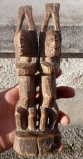 Statue Africaine Ancienne Bois Sculpté Dogon Jumeaux ?
