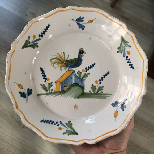 Assiette faïence xixème - assiette,