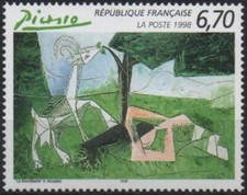 FRANCE 3162 ** Tableau Le Printemps  de Pablo Picasso 1998 painter