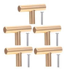  5pcs Boutons d'armoire Golden