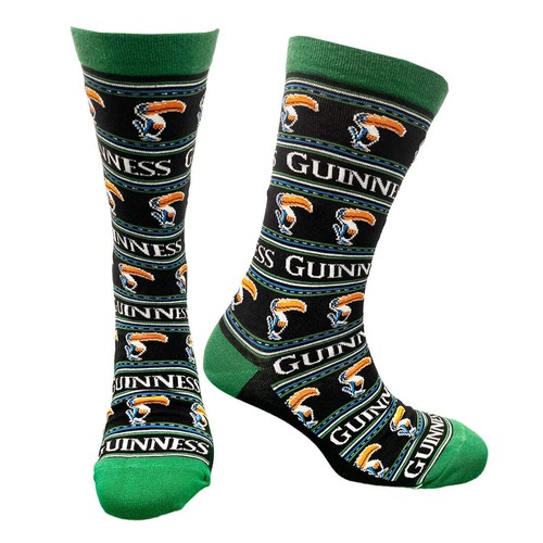 Guinness stripe toucan - toucan, socks