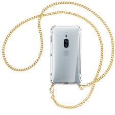 Collier pour Sony Xperia XZ2 Premium chaîne en métal (O) Etui Coque avec cordon